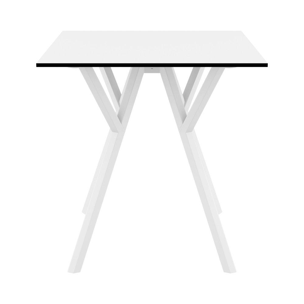 Max Square Table 27.5 inch White. Picture 3