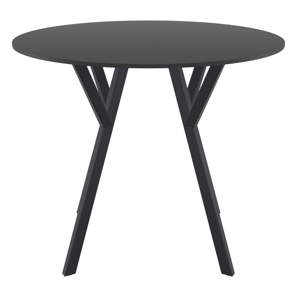 Max Round Table 35 inch Black. Picture 3