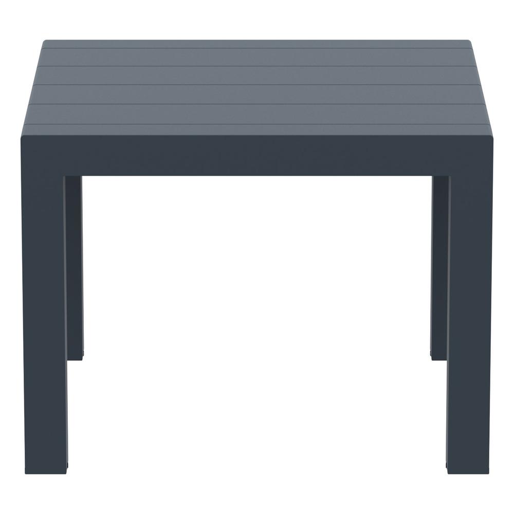 Vegas Dining Table 39 inch to 55 inch Extendable Table Wicker Dark Gray. Picture 4