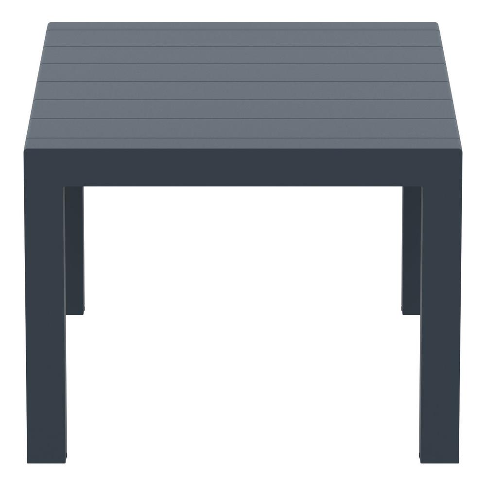 Vegas Dining Table 39 inch to 55 inch Extendable Table Wicker Dark Gray. Picture 9