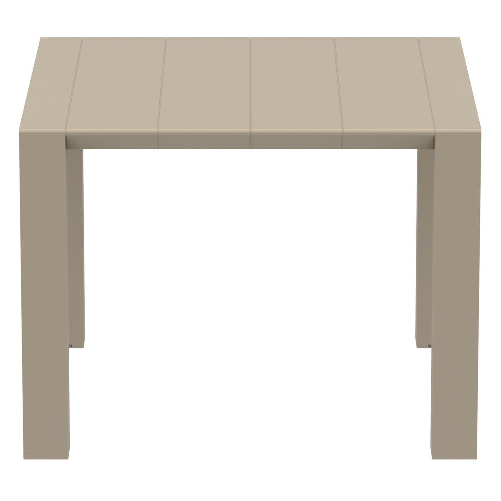 Vegas Dining Table 39 inch to 55 inch Extendable Table Taupe. Picture 3