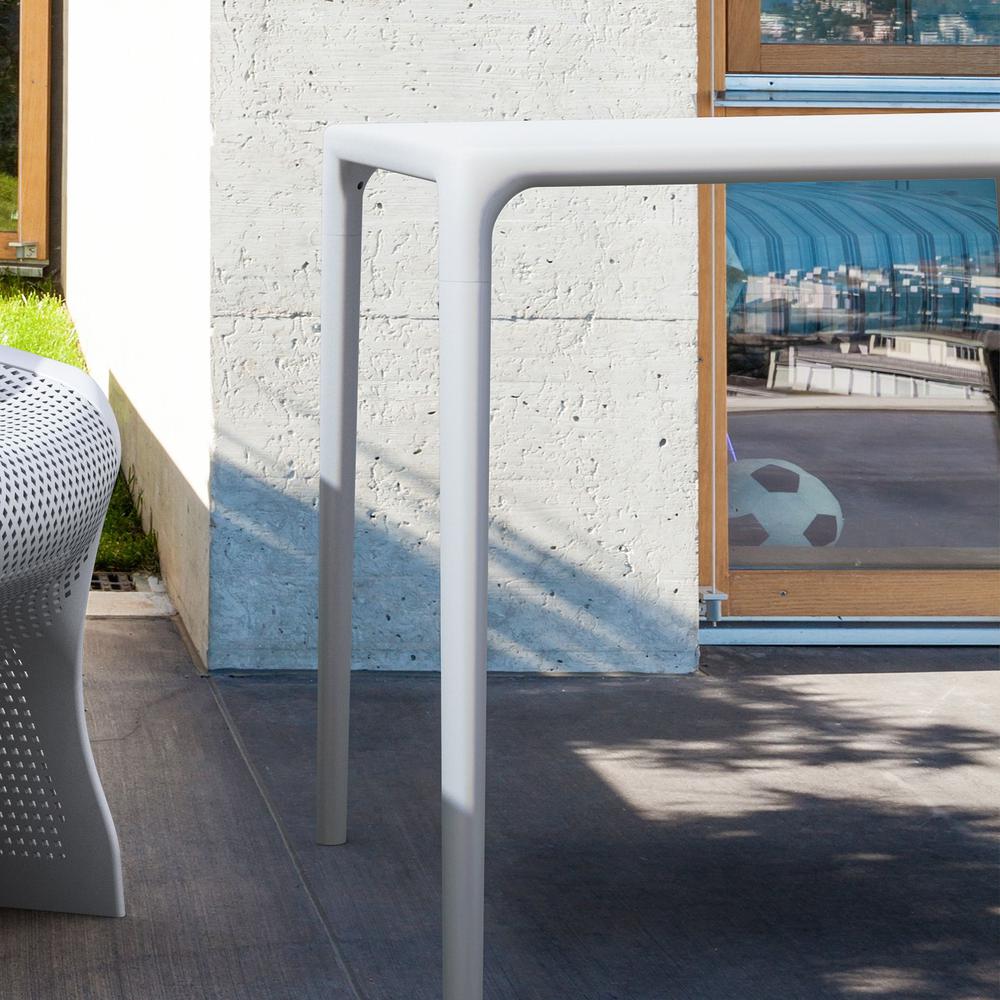 Mango Square Dining Table Gray 28 inch. Picture 2