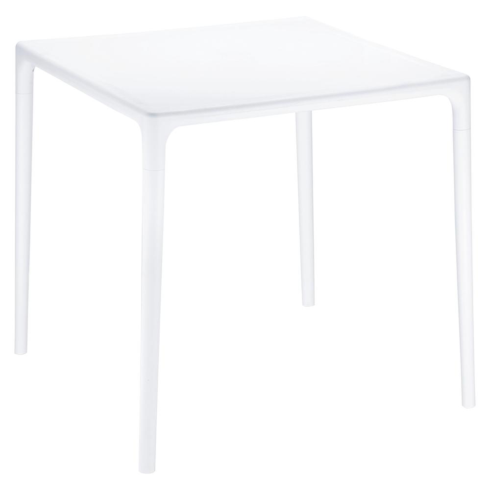 Square Dining Table, White, Belen Kox. Picture 1