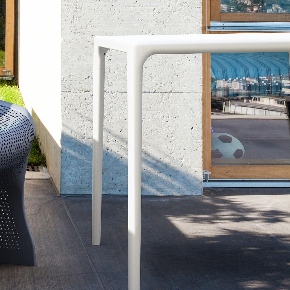 Square Dining Table, White, Belen Kox. Picture 2