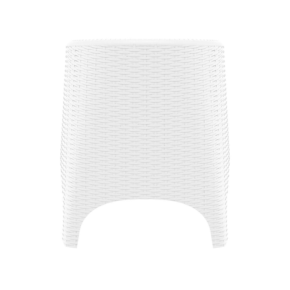 Aruba Resin Wickerlook Chair White, Set of 2. Picture 5