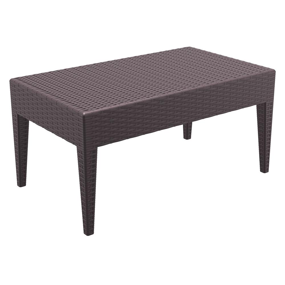 California Wickerlook Casual Seating set 7 Piece Brown with Sunbrella Natural Cushion. Picture 3