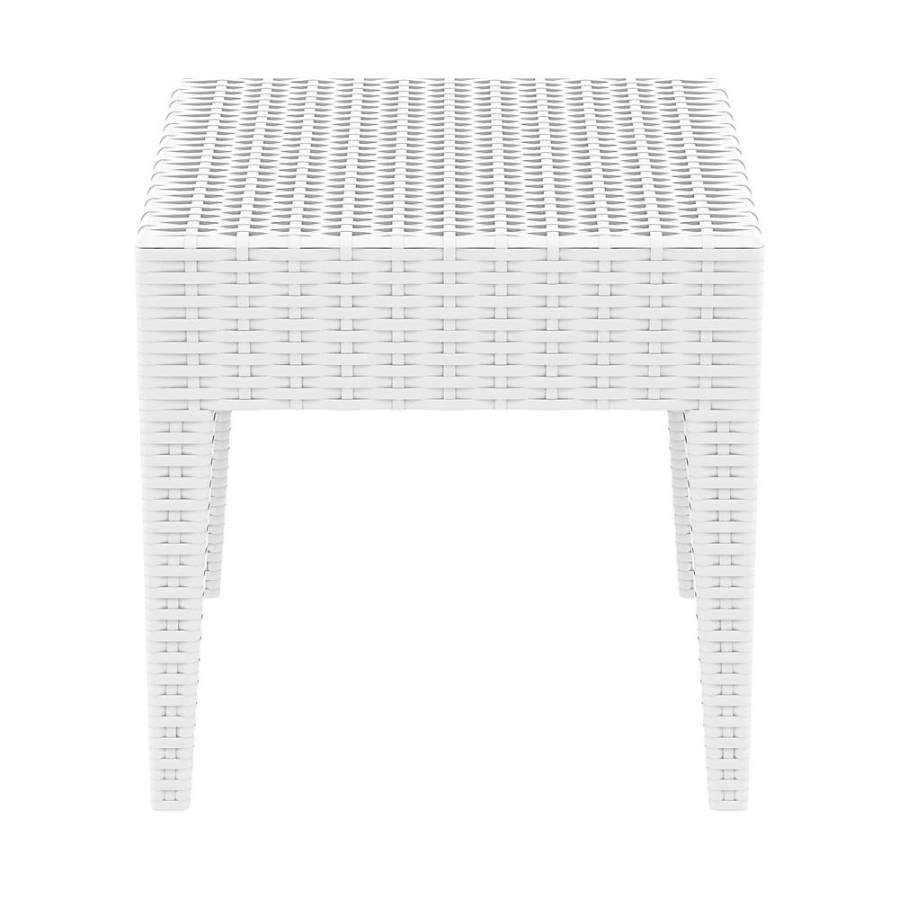 Square Resin Side Table, White, Belen Kox. Picture 2
