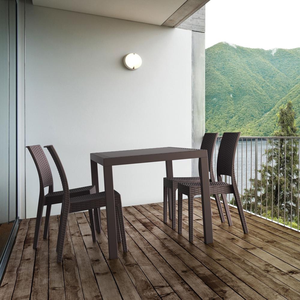 Rectangle Dining Table 55 inch, Brown, Belen Kox. Picture 6