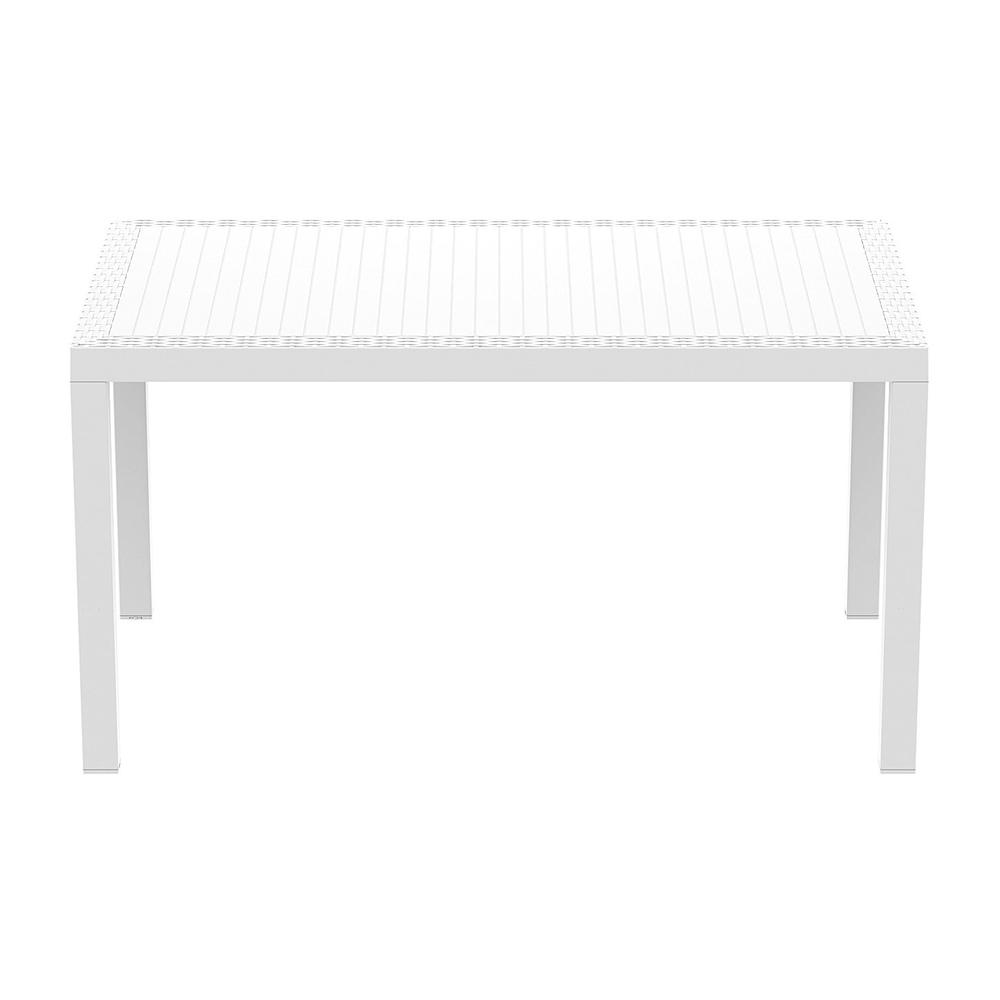 Rectangle Dining Table 55 inch, White, Belen Kox. Picture 2