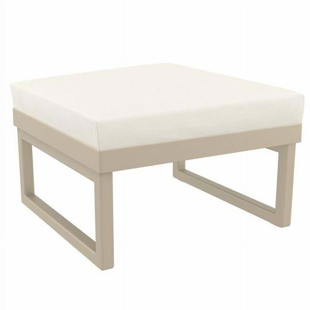 Mykonos Ottoman Cushion Seat Sunbrella Natural. Picture 1