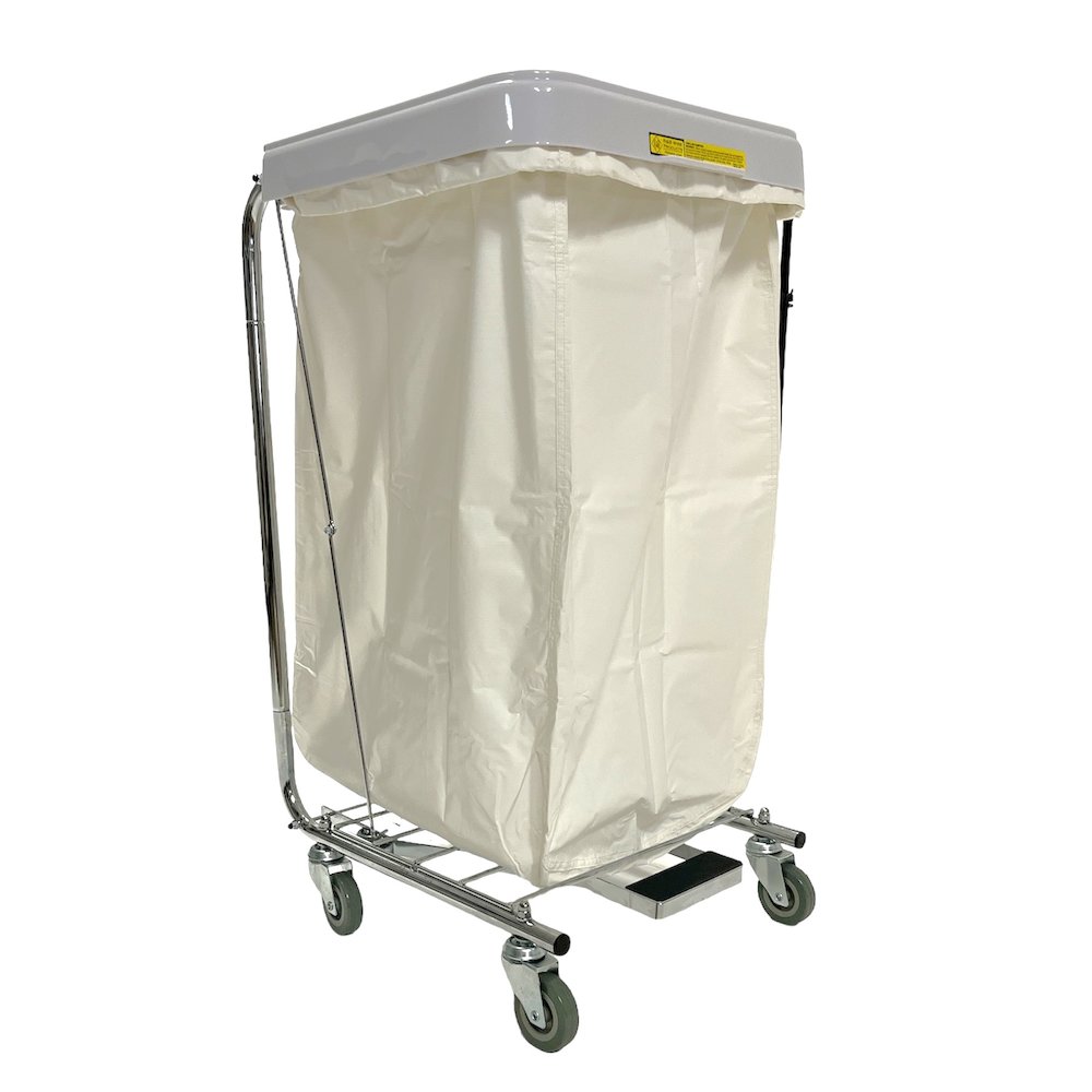 Reusable Nylon Hamper Bag - Blue. Picture 1