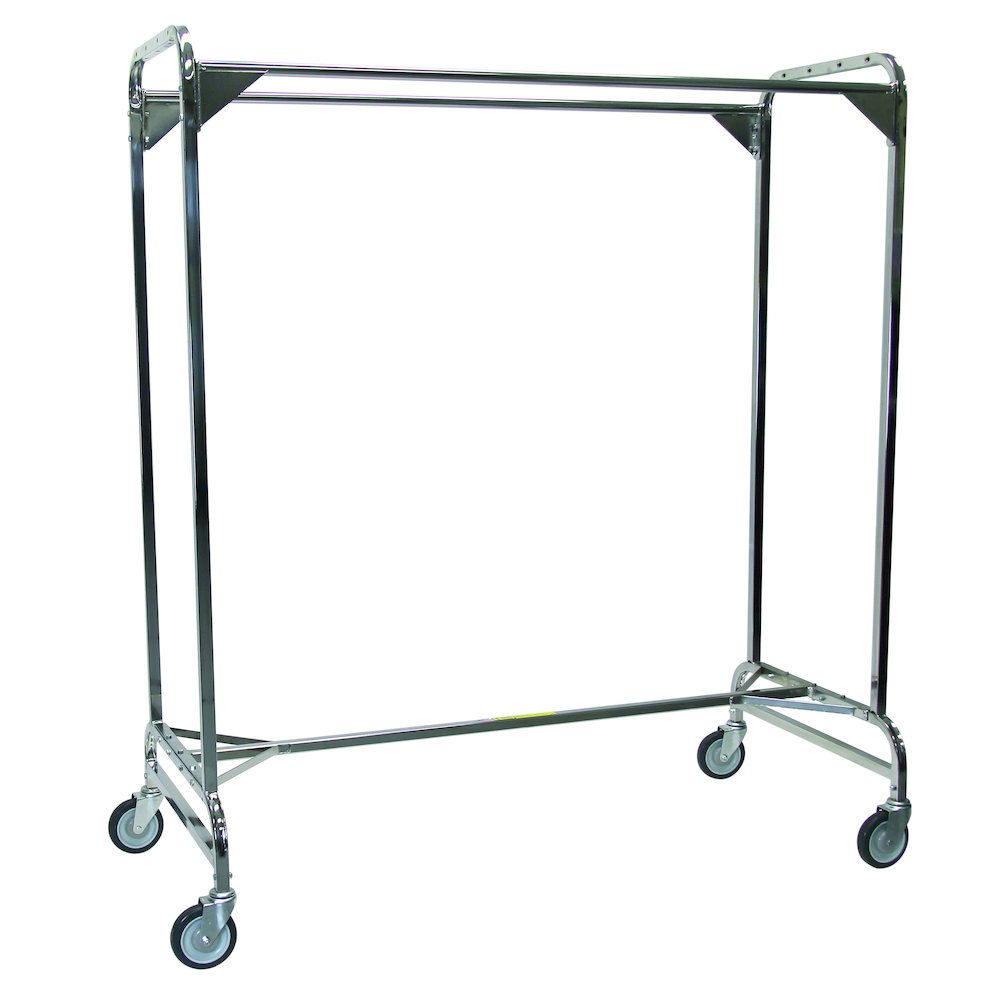 60 Inch Double Garment Rack. Picture 1