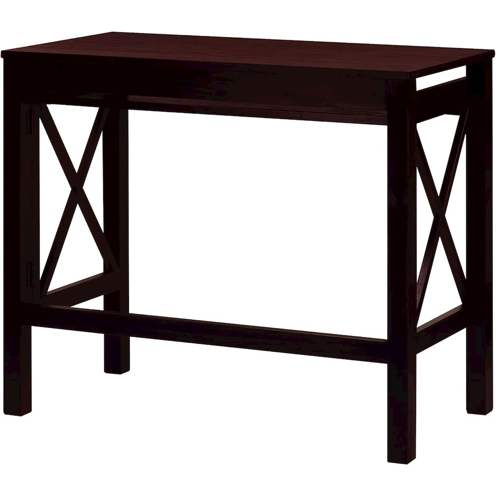 Montego Folding Desk with Pull-Out-Espresso. Picture 1