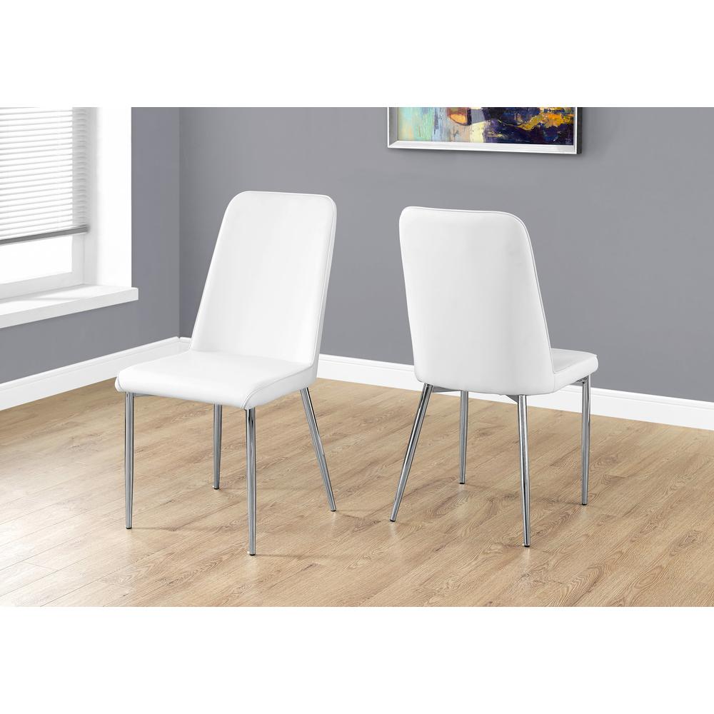 Dining Chair, Set Of 2, Side, Upholstered, Kitchen, Dining Room. Picture 2