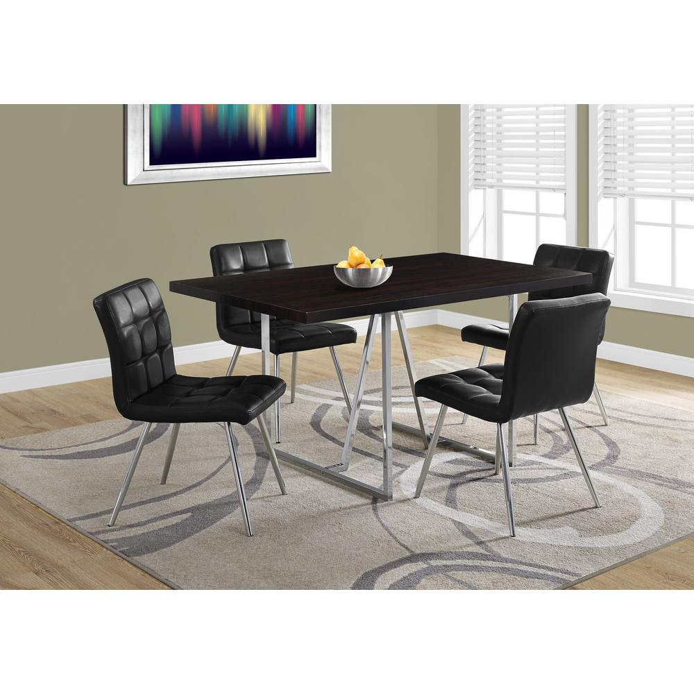 Dining Table, 60 Rectangular, Kitchen, Dining Room, Brown Laminate. Picture 2