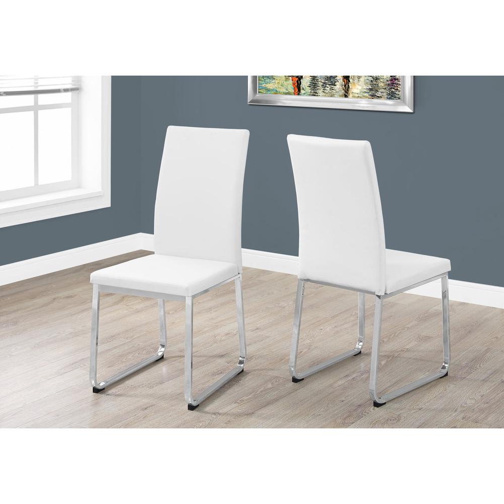 Dining Chair, Set Of 2, Side, Upholstered, Kitchen, Dining Room. Picture 2