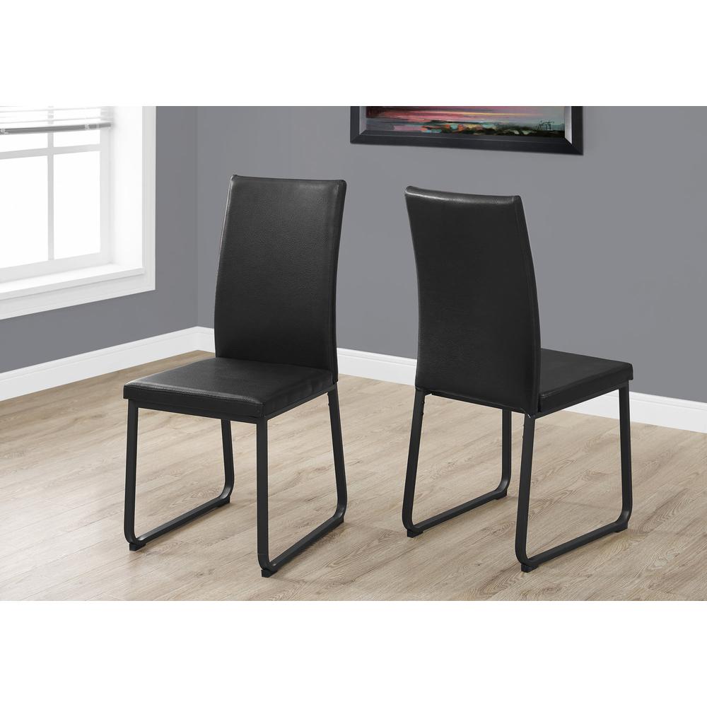 Dining Chair, Set Of 2, Side, Upholstered, Kitchen, Dining Room. Picture 9