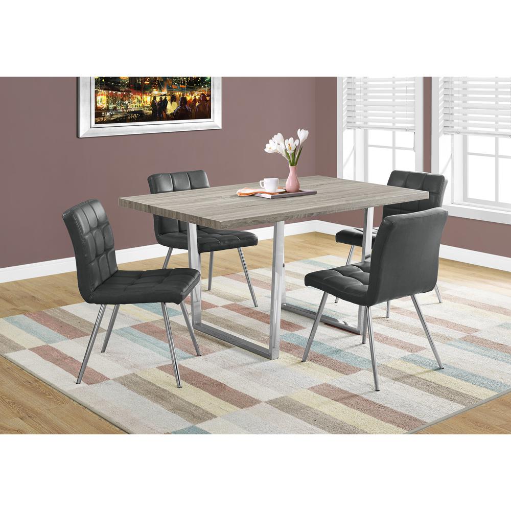 Dining Table, 60 Rectangular, Kitchen, Dining Room, Brown Laminate. Picture 2