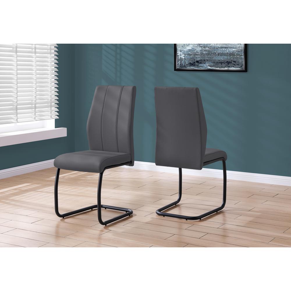 Dining Chair, Set Of 2, Side, Upholstered, Kitchen, Dining Room. Picture 9