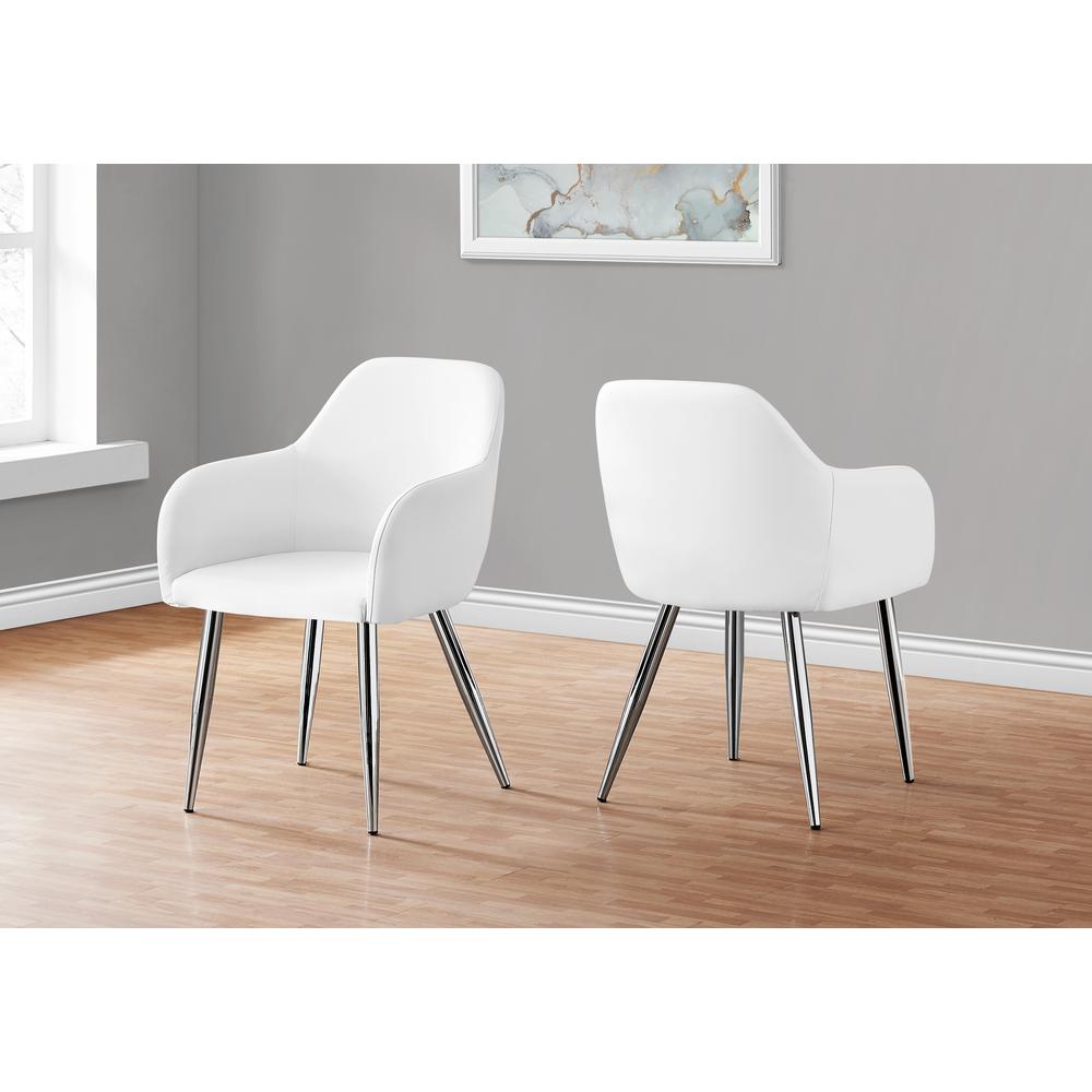 Dining Chair, Set Of 2, Side, Upholstered, Kitchen, Dining Room. Picture 9