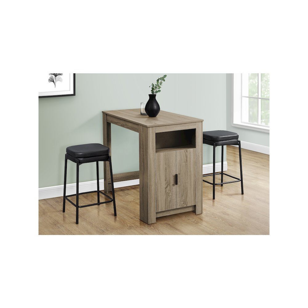 Dining Table, 48" Rectangular, Counter Height, Modern. Picture 2