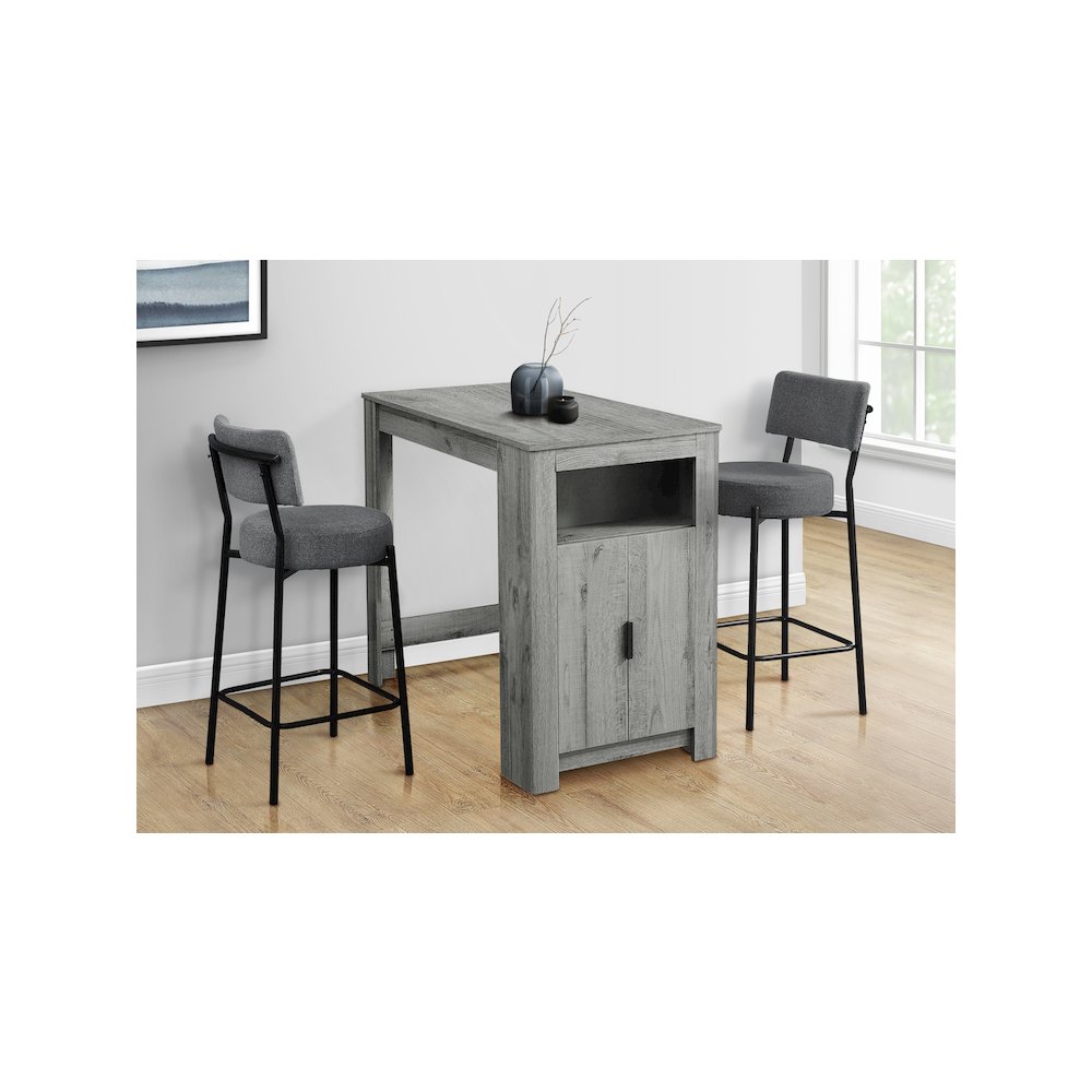 Dining Table, 48" Rectangular, Counter Height, Modern. Picture 2