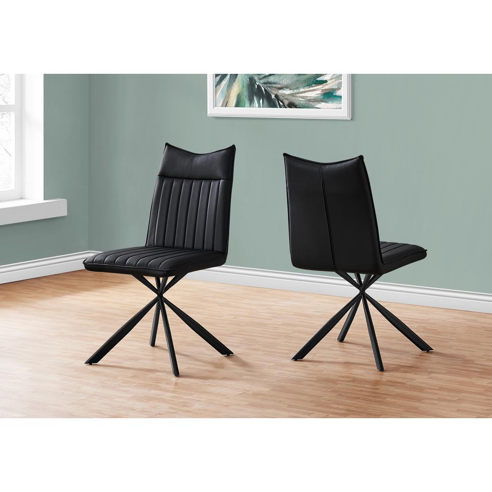Dining Chair, Set Of 2, Side, Upholstered, Kitchen, Dining Room. Picture 9