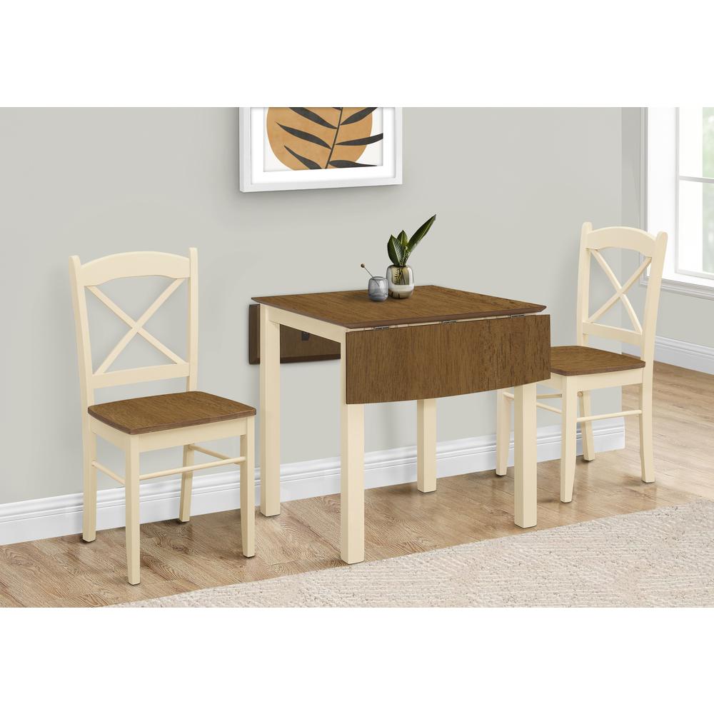 Dining Table, 48 Rectangular, Small, Kitchen, Dining Room, Drop Leaf. Picture 2