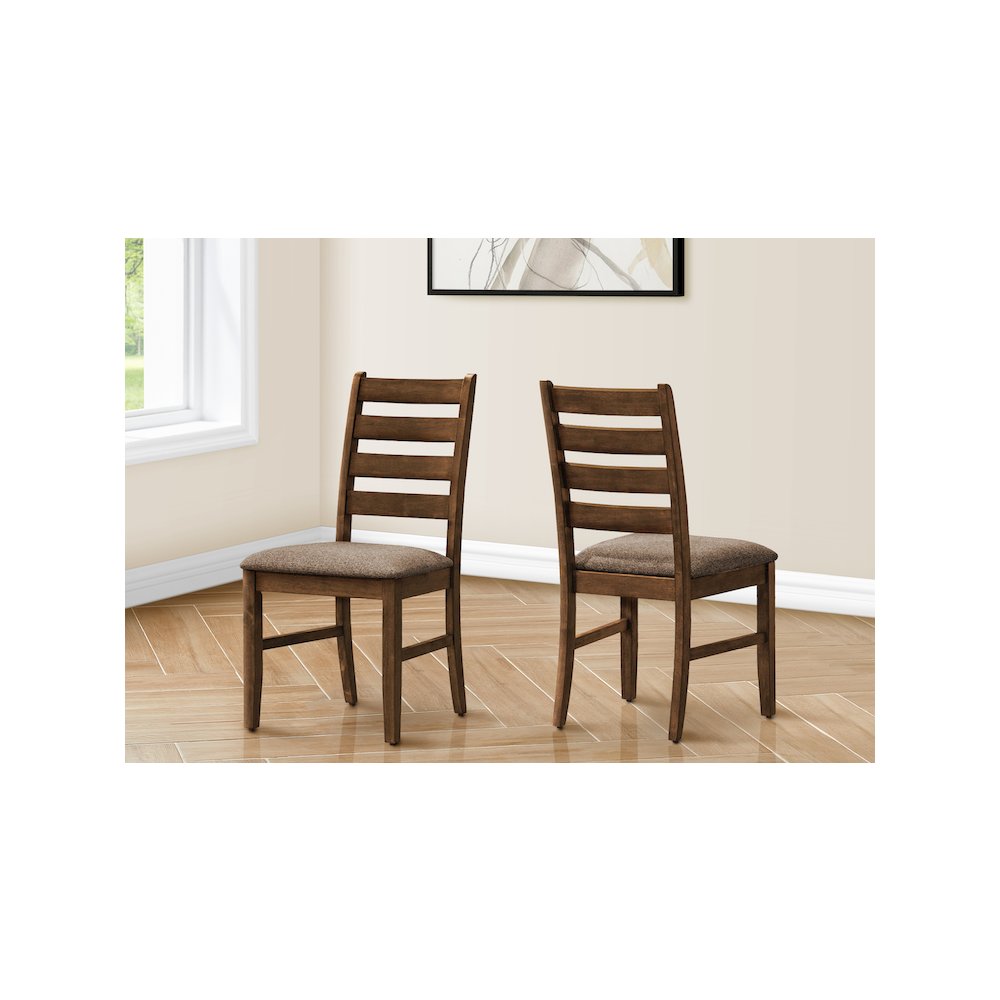 Dining Chair, 38" Height, Dining Room, Kitchen, Set Of 2, Transitional. Picture 2