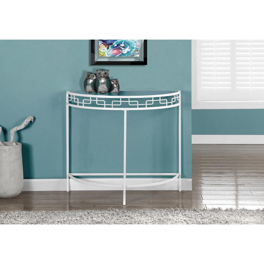Accent Table, Console, Entryway, Narrow, Sofa, Living Room, Bedroom, Clear. Picture 2