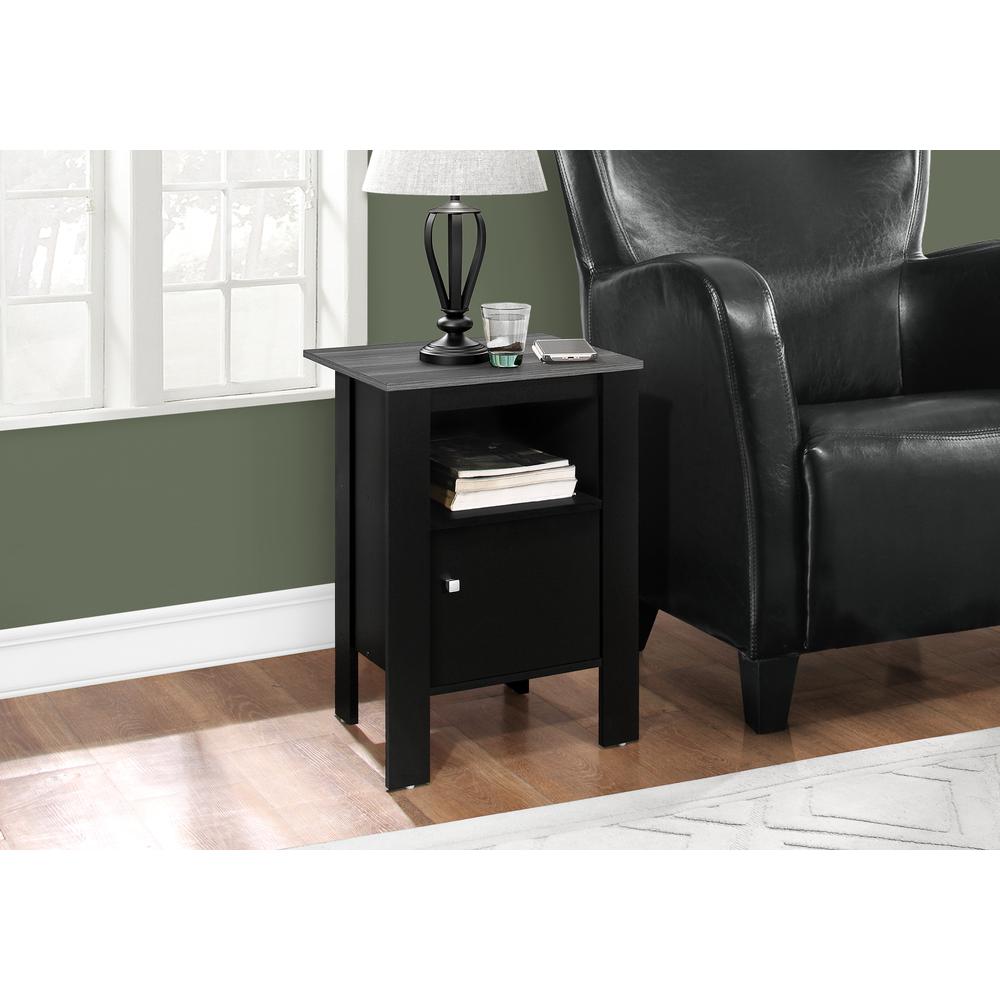 Accent Table, Side, End, Nightstand, Lamp, Storage, Living Room, Bedroom. Picture 2