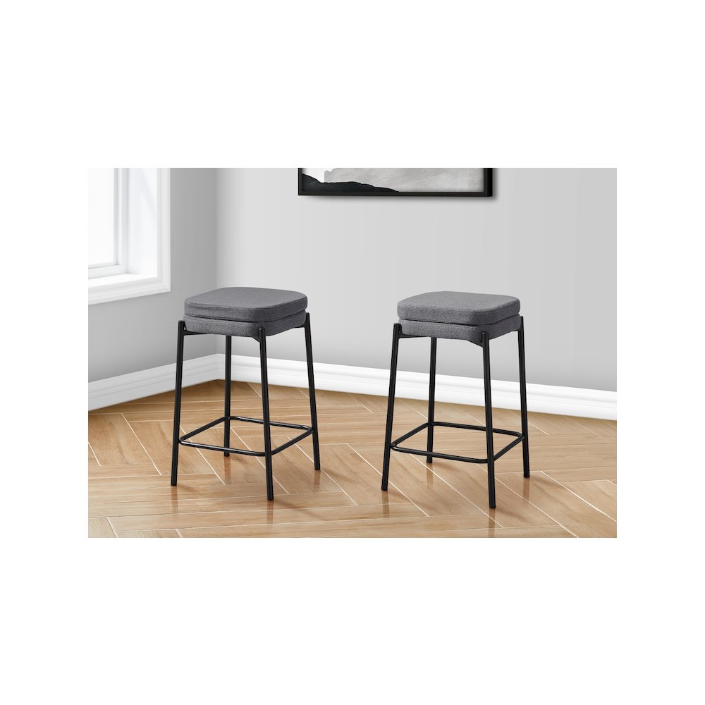 Barstool, Counter Height, Set Of 2, Kitchen. Picture 2