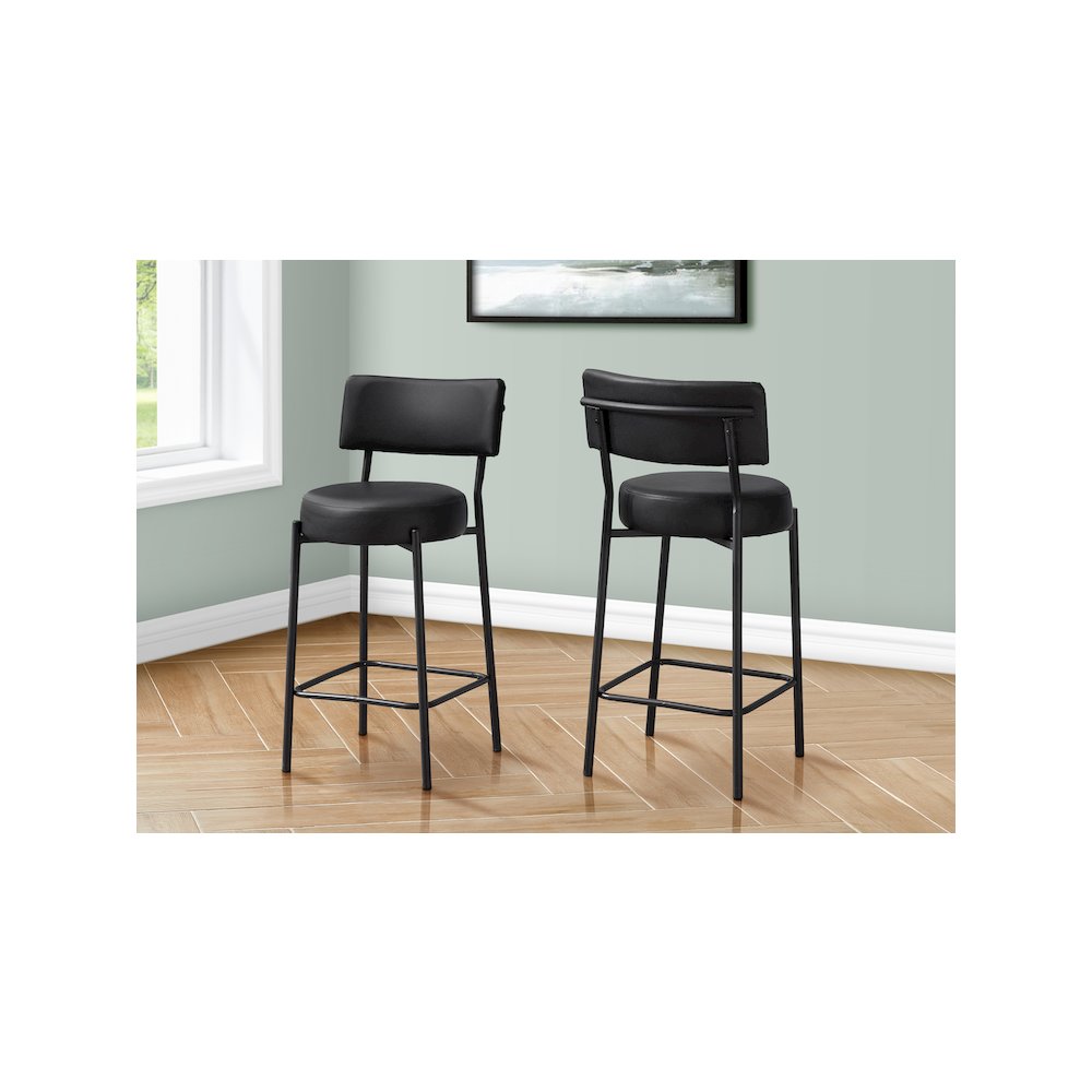 Barstool, Counter Height, Set Of 2, Kitchen. Picture 2
