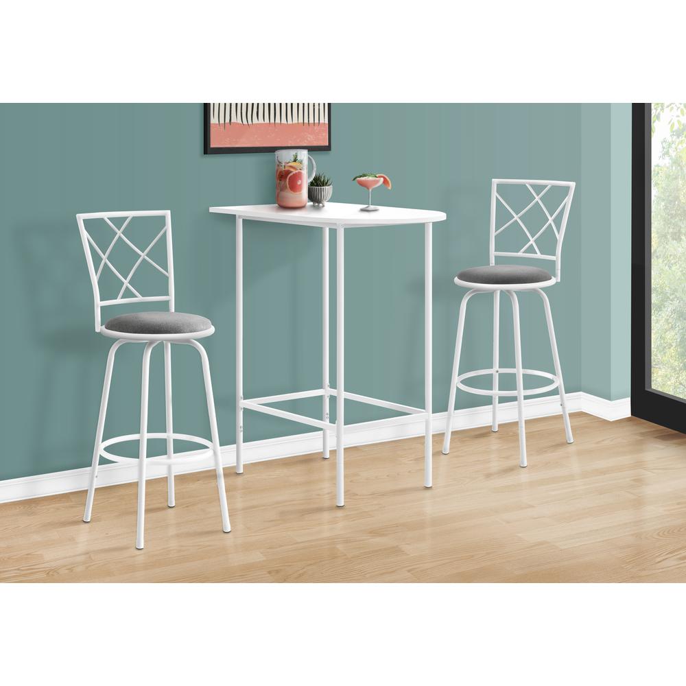 Home Bar, Bar Table, Bar Height, Pub, 36 Rectangular, Small, Kitchen, White. Picture 2