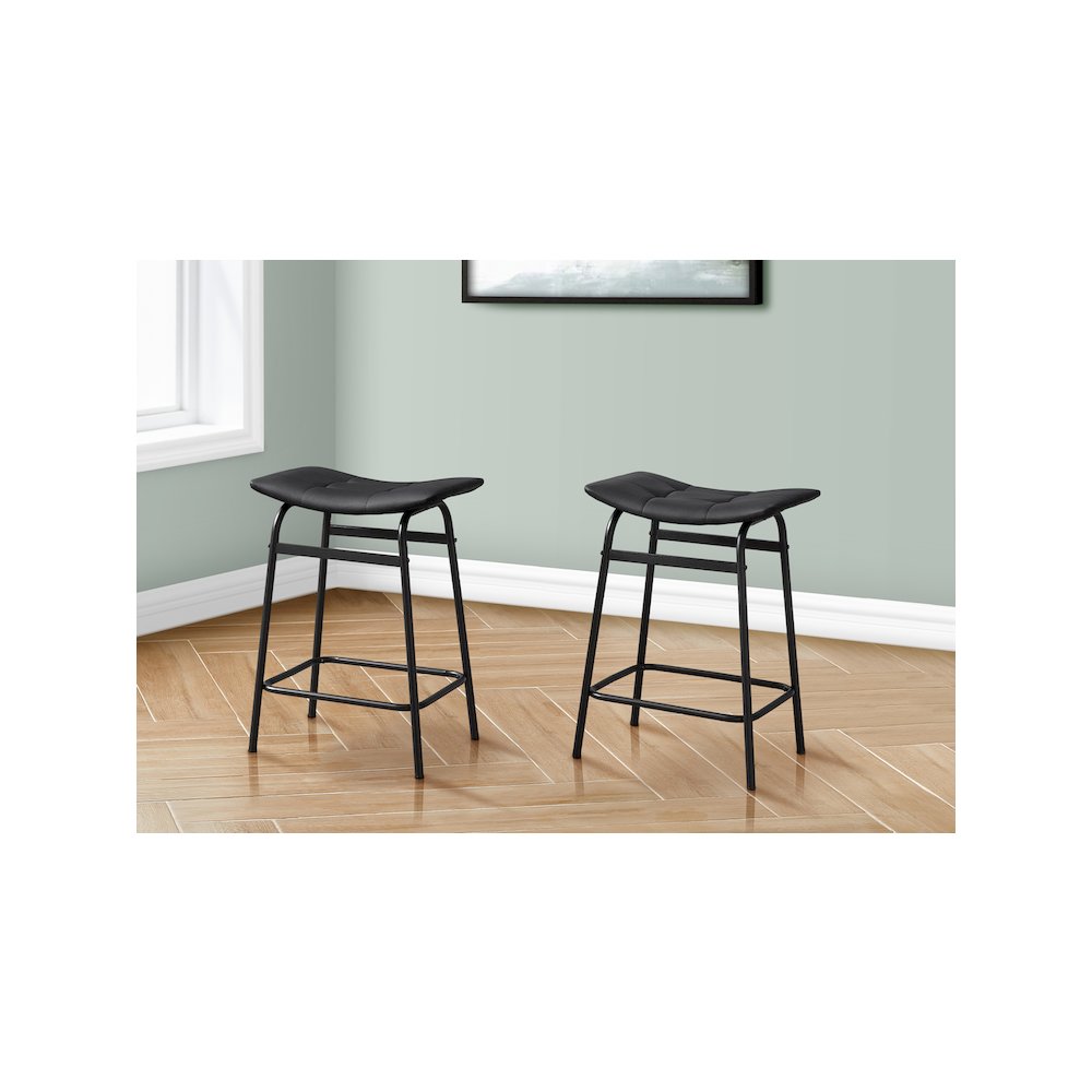 Barstool, Counter Height, Set Of 2, Kitchen. Picture 2