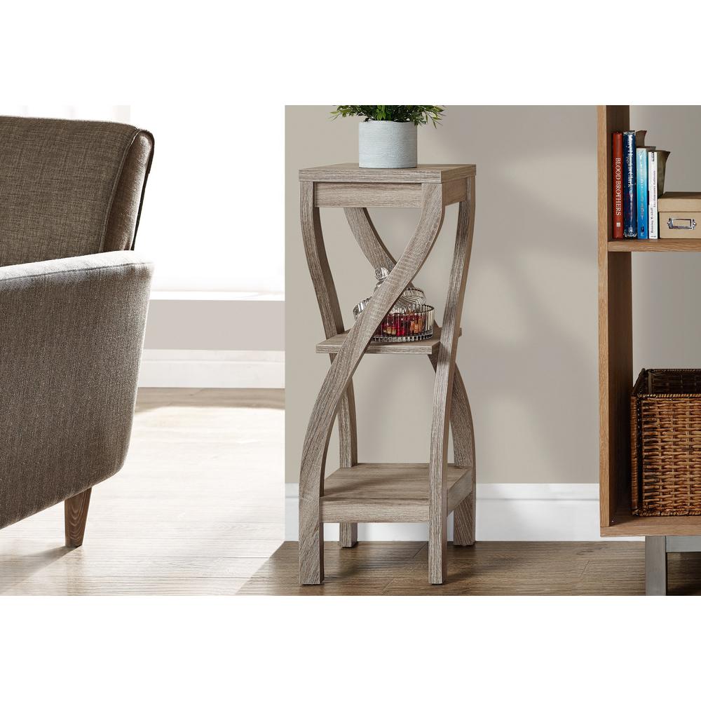 Accent Table, Side, End, Plant Stand, Square, Living Room, Bedroom. Picture 2