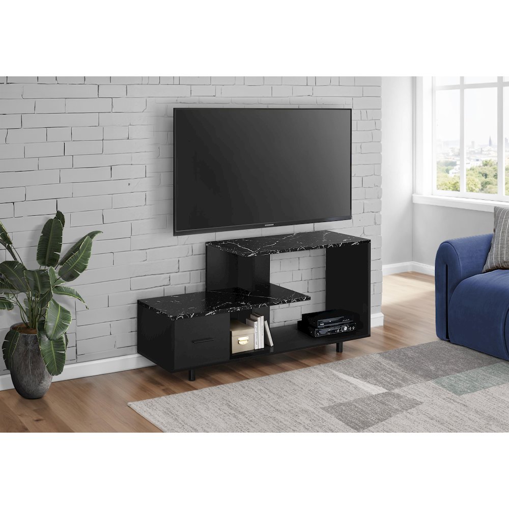 Tv Stand, 48 Inch, Console, Media Entertainment Center, Storage Drawer. Picture 2