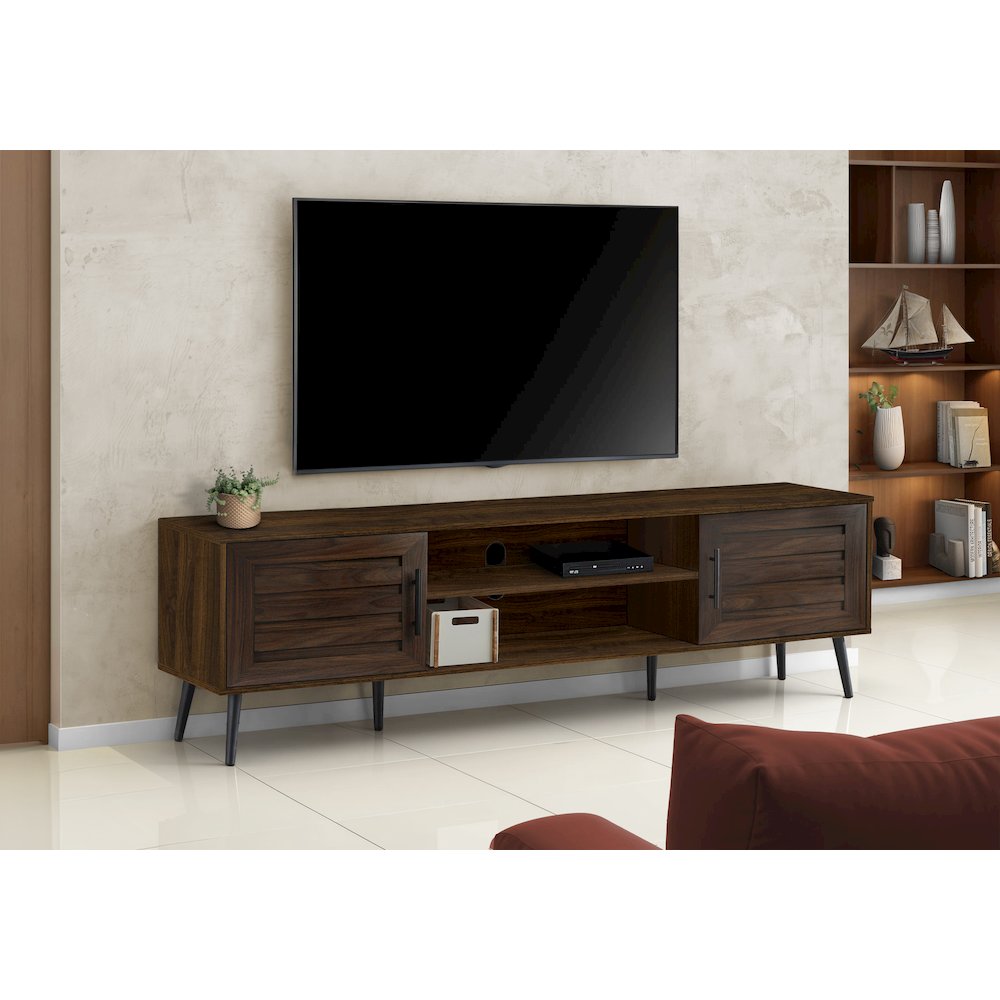 Tv Stand, 72 Inch, Console, Media Entertainment Center, Storage Cabinet. Picture 9