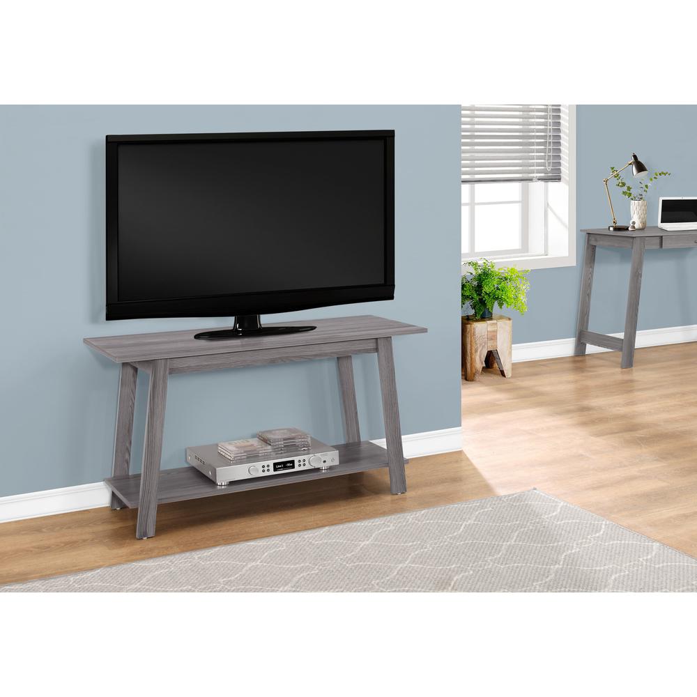 Tv Stand, 42 Inch, Console, Media Entertainment Center, Storage Shelves. Picture 2