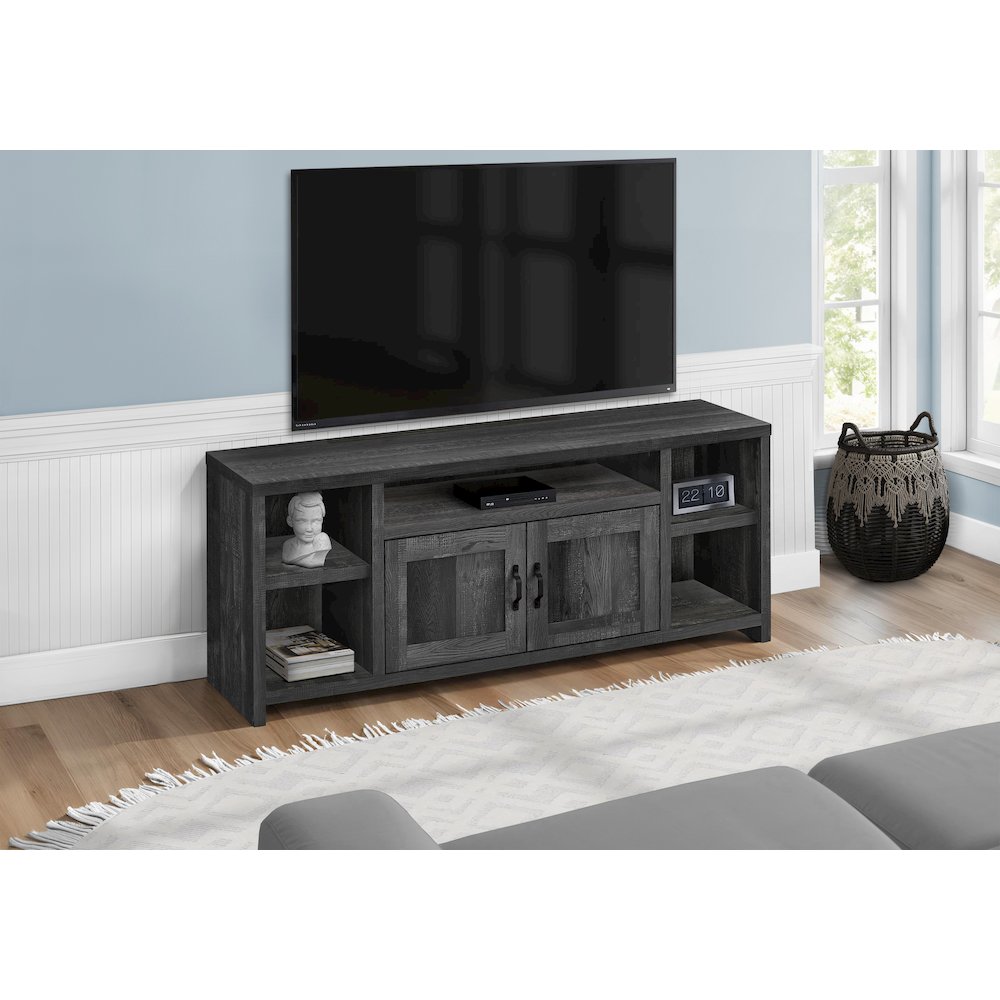 Tv Stand, 60 Inch, Console, Media Entertainment Center, Storage Cabinet. Picture 2