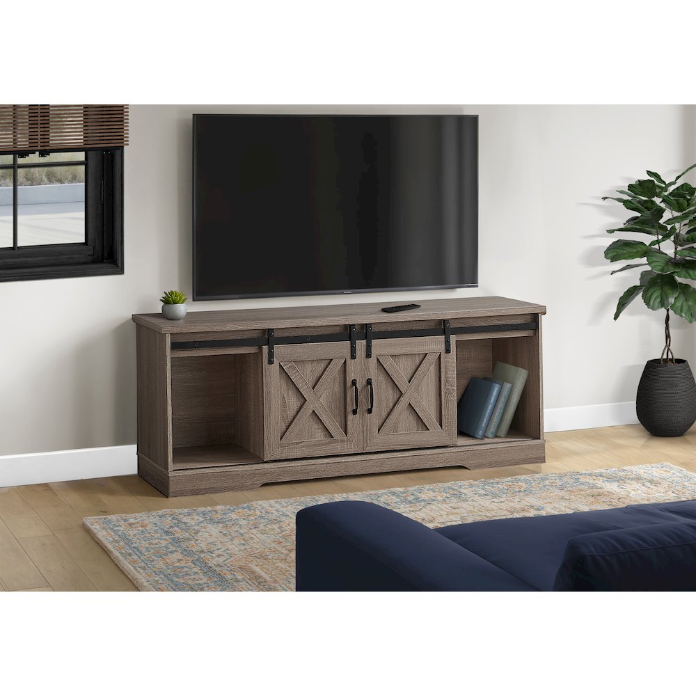 Tv Stand, 60 Inch, Console, Media Entertainment Center, Storage Cabinet. Picture 2