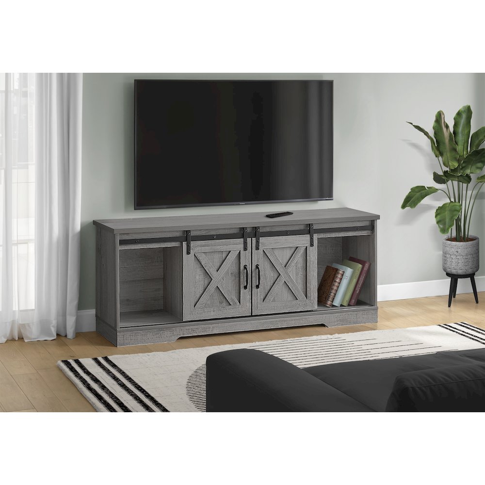 Tv Stand, 60 Inch, Console, Media Entertainment Center, Storage Cabinet. Picture 2