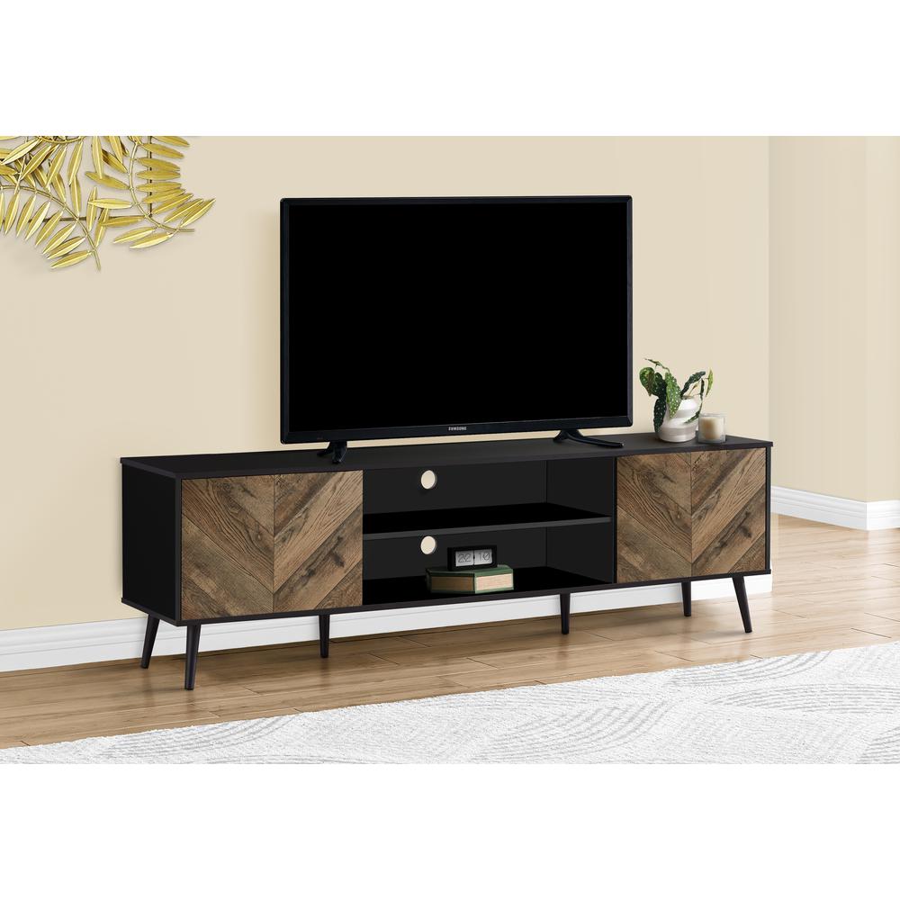 Tv Stand, 72 Inch, Console, Media Entertainment Center, Storage Cabinet. Picture 2
