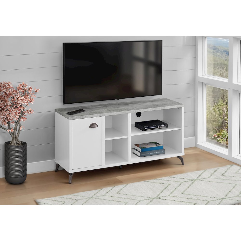 Tv Stand, 48 Inch, Console, Media Entertainment Center, Storage Cabinet. Picture 2