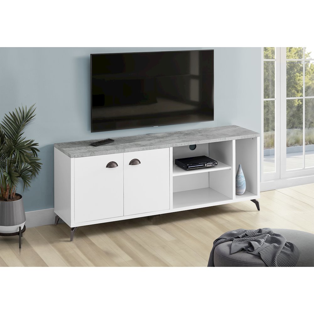 Tv Stand, 60 Inch, Console, Media Entertainment Center, Storage Cabinet. Picture 2