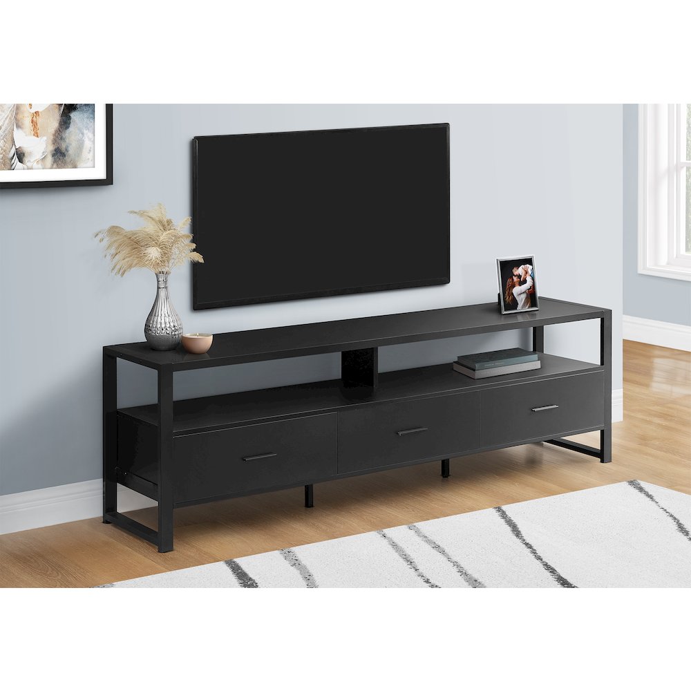 Tv Stand, 72 Inch, Media Entertainment Center. Picture 2