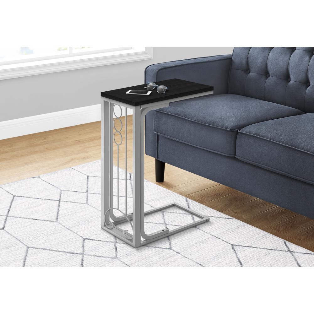 Accent Table, C-shaped, End, Side, Snack, Living Room, Bedroom. Picture 2