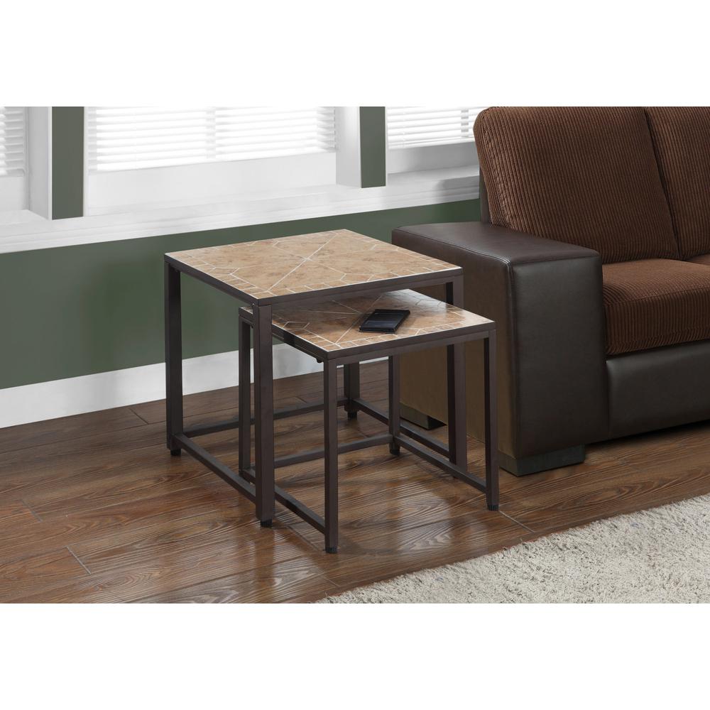 Nesting Table, Set Of 2, Side, End,. Picture 2