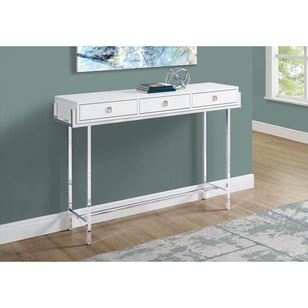 Accent Table, Console, Entryway, Narrow, Sofa, Storage Drawer. Picture 2