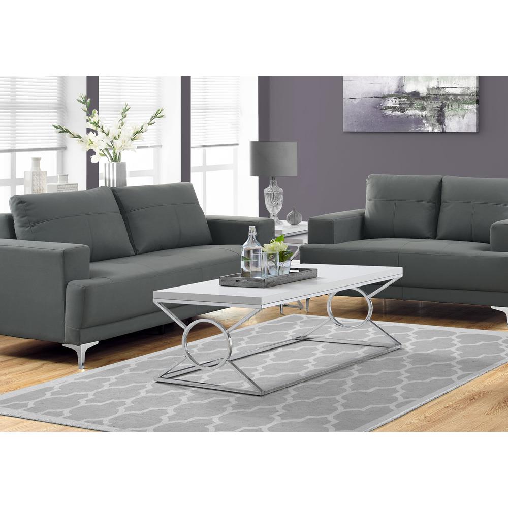 Coffee Table, Accent, Cocktail, Rectangular, Living Room, 44L. Picture 2
